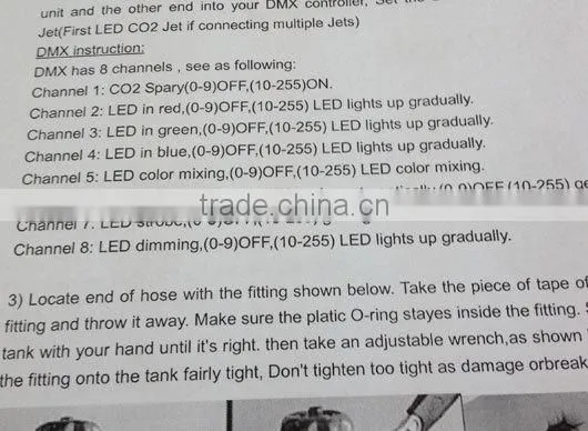 8m-10m Stage Effects CO2 Jet Machine, LED DMX CO2 JET