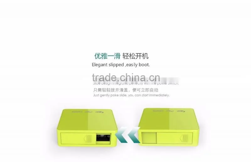 2016 Mini Small Pico LED Projectors Palm Size DLP Projector Easy to Carry (SMP50)