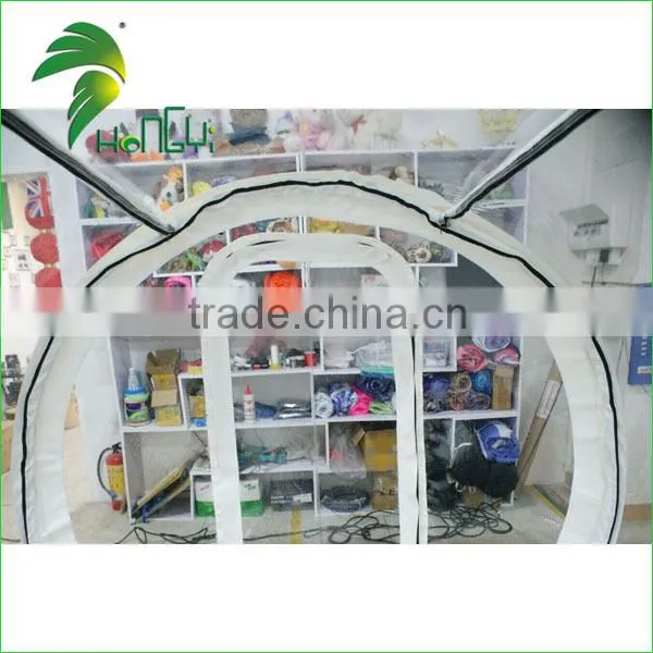 2015 High quality low price transparent inflatable tent