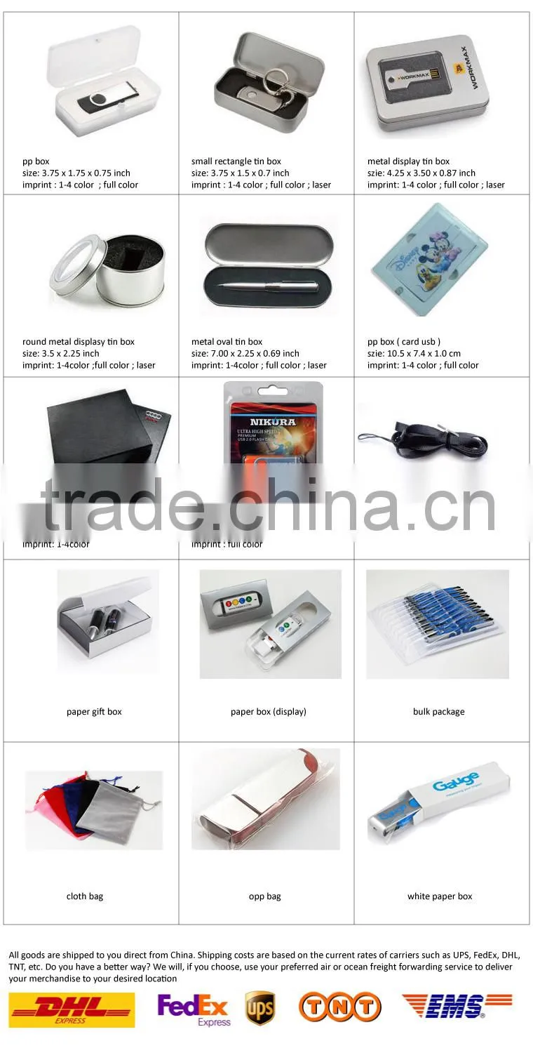 Colorful promotional gift item custom branded logo 4GB, 8GB, 16GB twister usb flash drive with gift box package