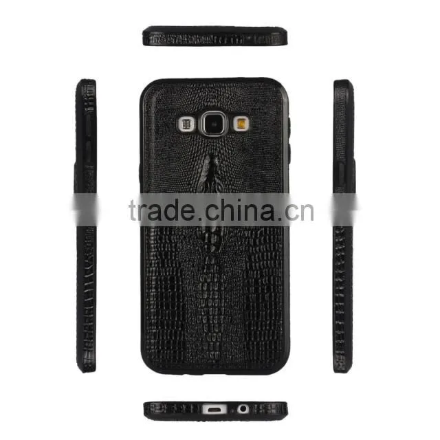 Personalized Custom Crocodile Skin Leather Case For Iphone 6s,Stereoscopic Design Mobile Phone Back Cover Leather Case