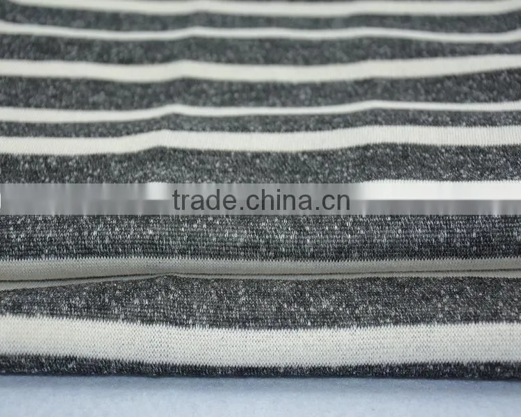 Jiufan Textile Knitting Fabric Supplier T/R Fabric Hachi Plain Yarn Dyed Stripe