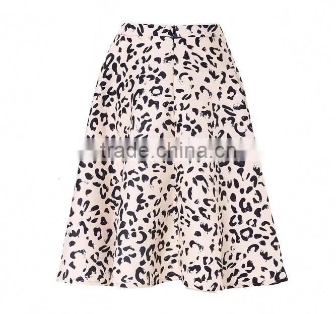 OEUVRE Brand Wholesale Fashion Print Skirt In Stock