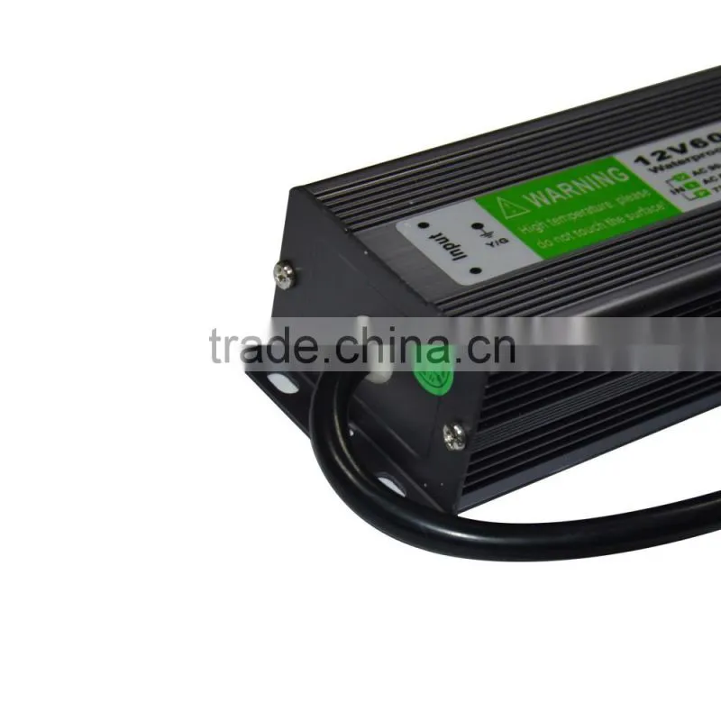 60w 12v ip67 waterproof led driver with CE & RoHs certification