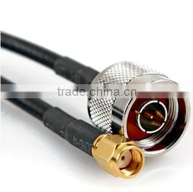 High Power 10m Cable RF Test Pigtail Cable , Waterproof RF Test Cable