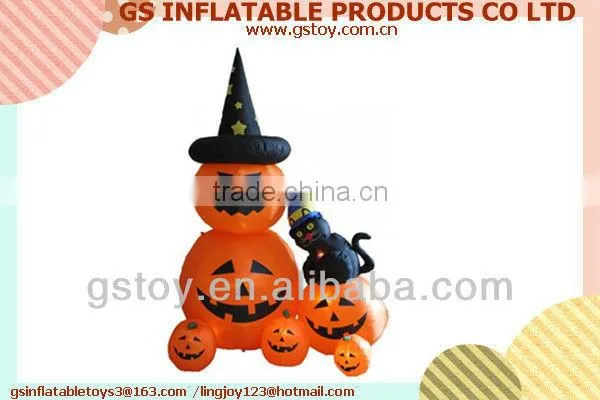 PVC inflatable halloween house decorations EN71 approved
