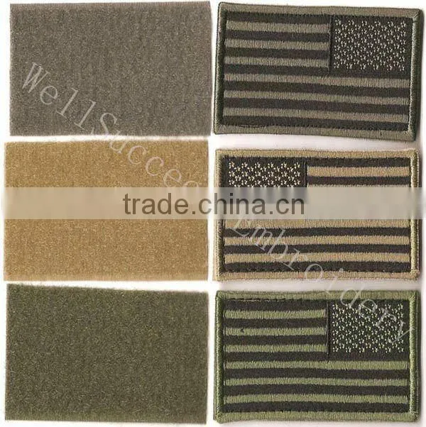 Velcro-back Embroidery US Flag Badge/patch
