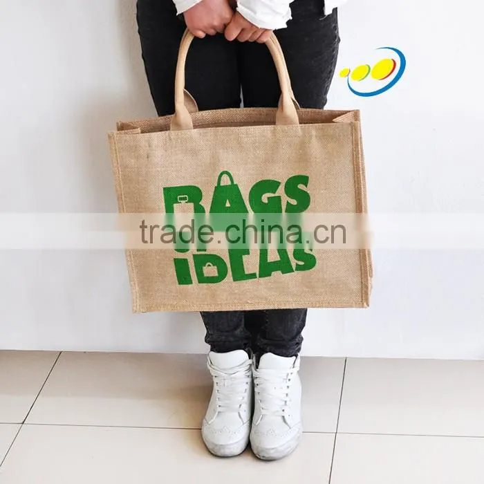 Fashion Shopping Jute Bag Multi-purpose Storage Bag