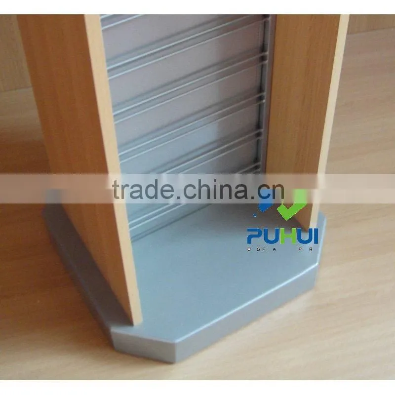 metal wood display rack