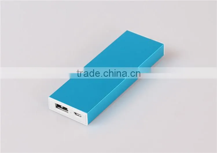 Aluminum portable polymer 2800mah smart phone power bank