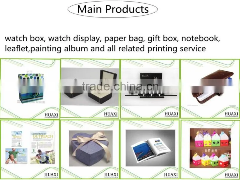 Custom made cheap gift small paper watch box watch storage box