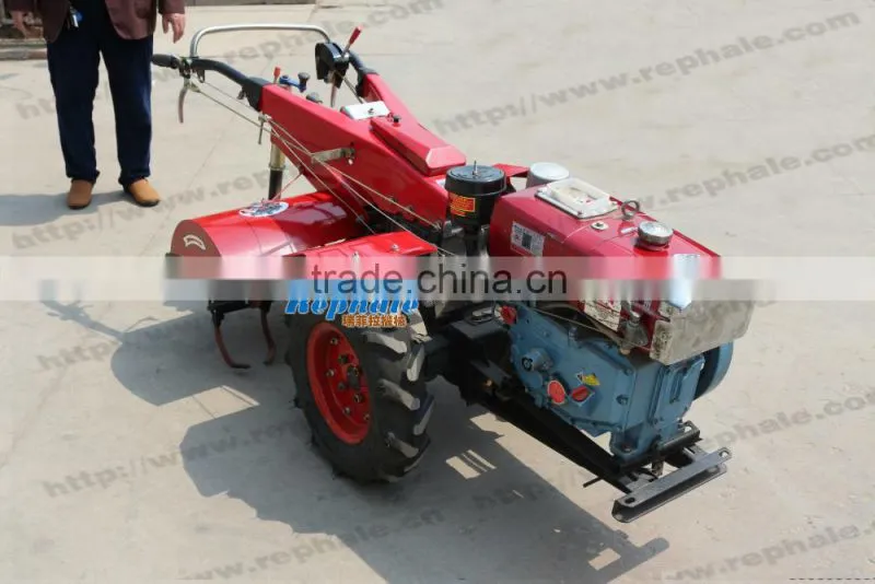 Farm diesel engine power tiller with ditching function