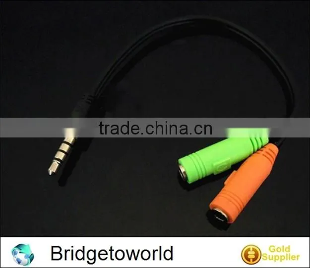 SIPU 3.5mm headphone jack y splitter audio adapter cable voice recorder