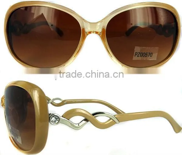 Fashion plastic sunglasses safari sunglasses