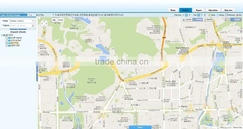 GPS Vehicle Tracker with camera ,fuel sensor ,with android and IOS APP