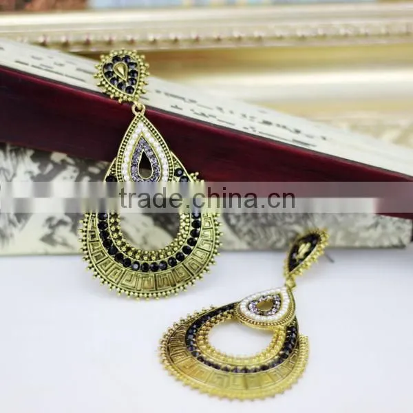 yiwu antique hanging bali dubai gold jewelry earring