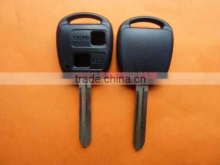 Toyota Key Blank & Toyota 2 button remote key blank with TOY43 blade