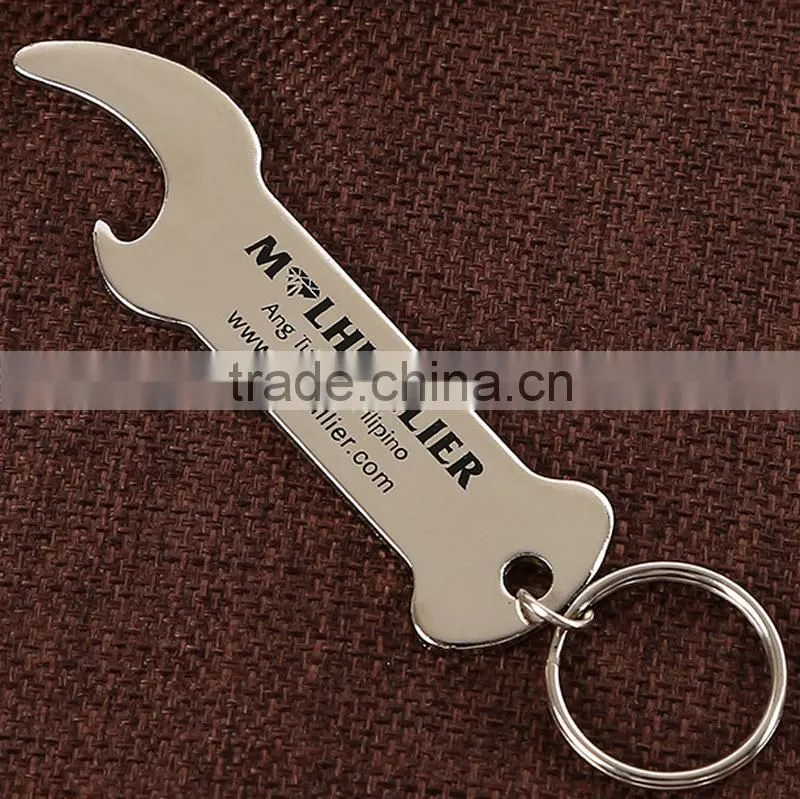 Metal keychain bottle opener beer bottle opener for promotional gifts