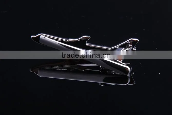 Custom Airplane Tie Bar,Steel Plated airplane tie clip