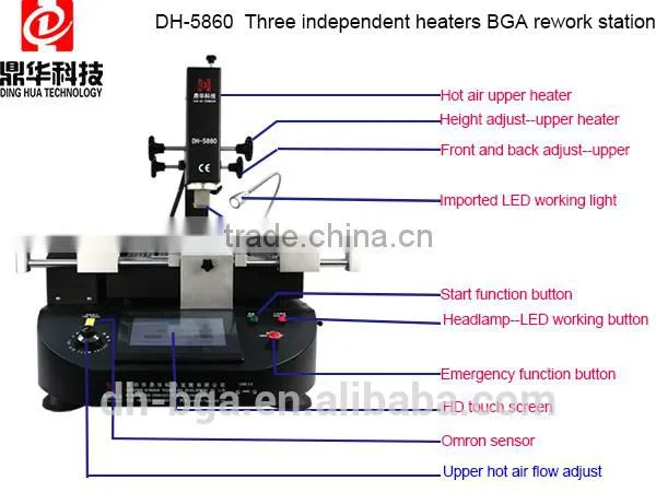 DING HUA DH-5860 iPhone /Samsung galaxy/Nokia/HTC motherboard repairing/refurbishing/maintenance machine
