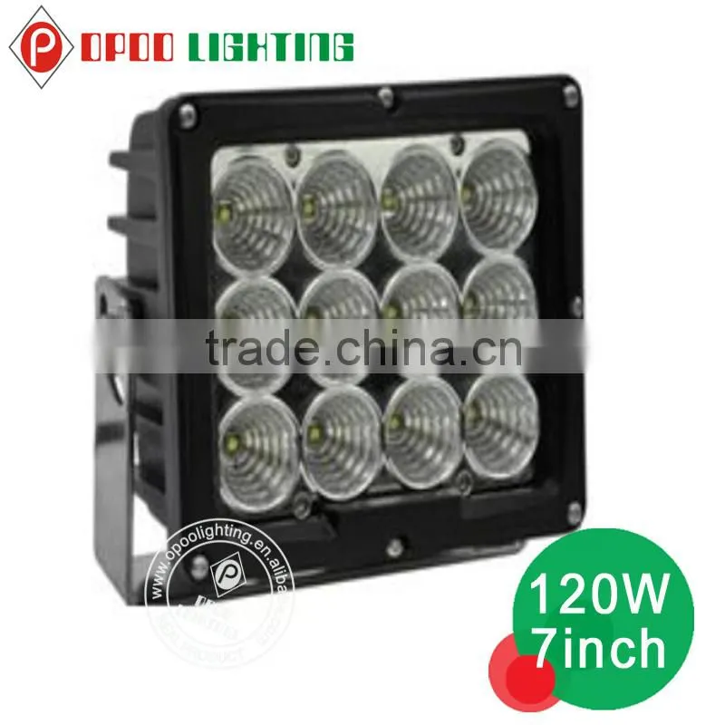 Bright 120w led driving light work light,7'' C.ree 120w led driving light work light