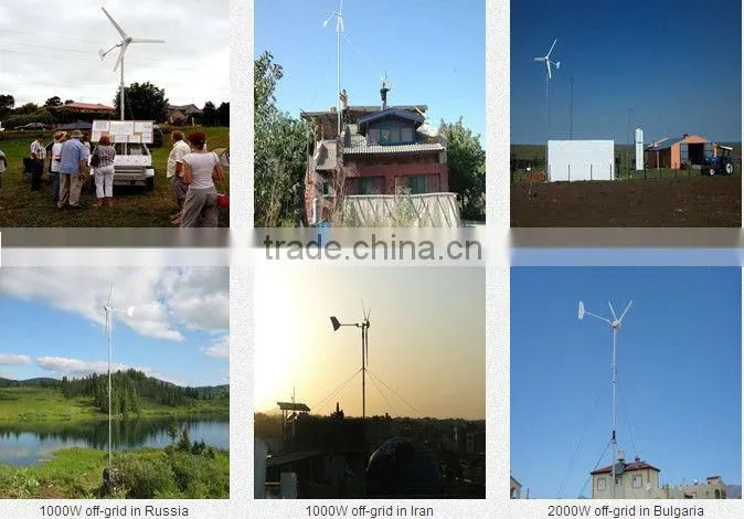 High efficiency and cheap wind turbine standard 1KW windgenerator