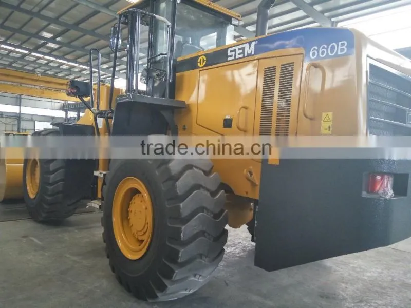 alibaba shandong shangong machinery sem660B 6t front loader