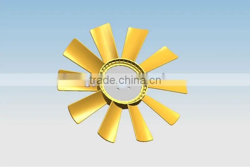 Plastic fan mould