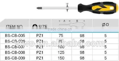 Precision Pozidriv screwdriver