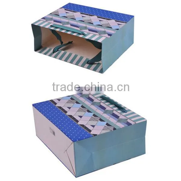 Colorful Geometric Fashion Paper Shopping Bag