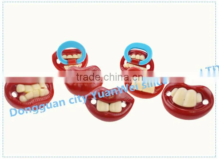 Baby silicone pacifier, funny pacifier