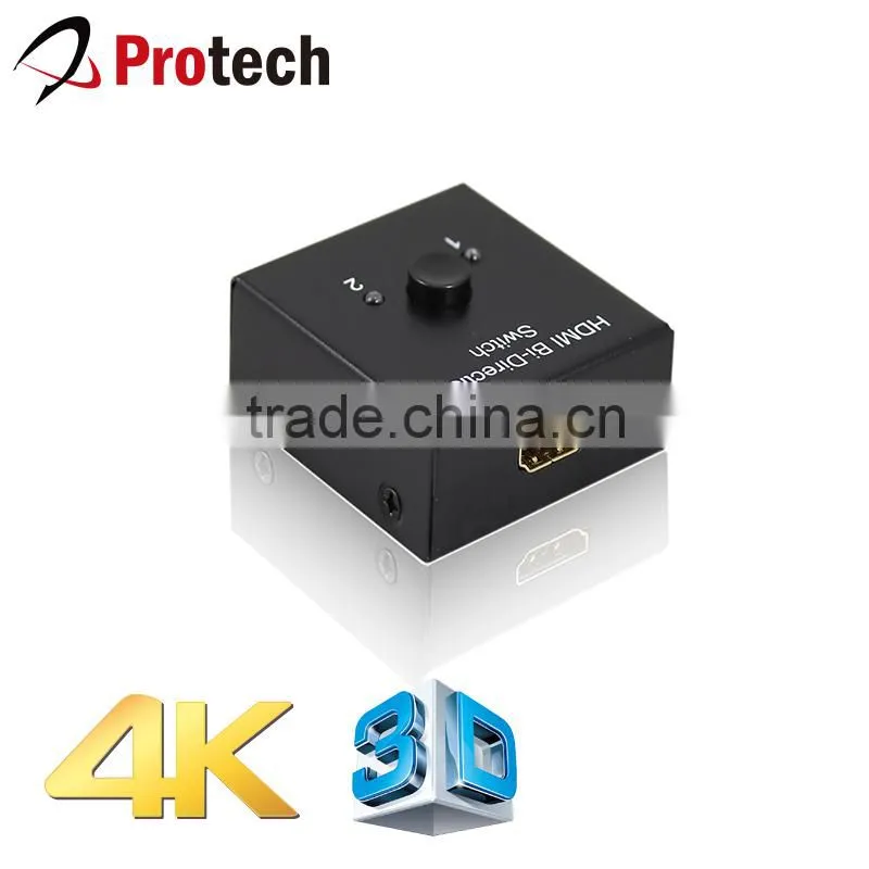 HDMI 2 Ports Bi-direction splitter 1X2, 2x1 Protech switch 4Kx2K
