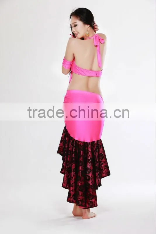 2014 belly dance mermaid dresses, belly dance wear for girl arabic carnival stage performance wear China Wuchieal QC2072