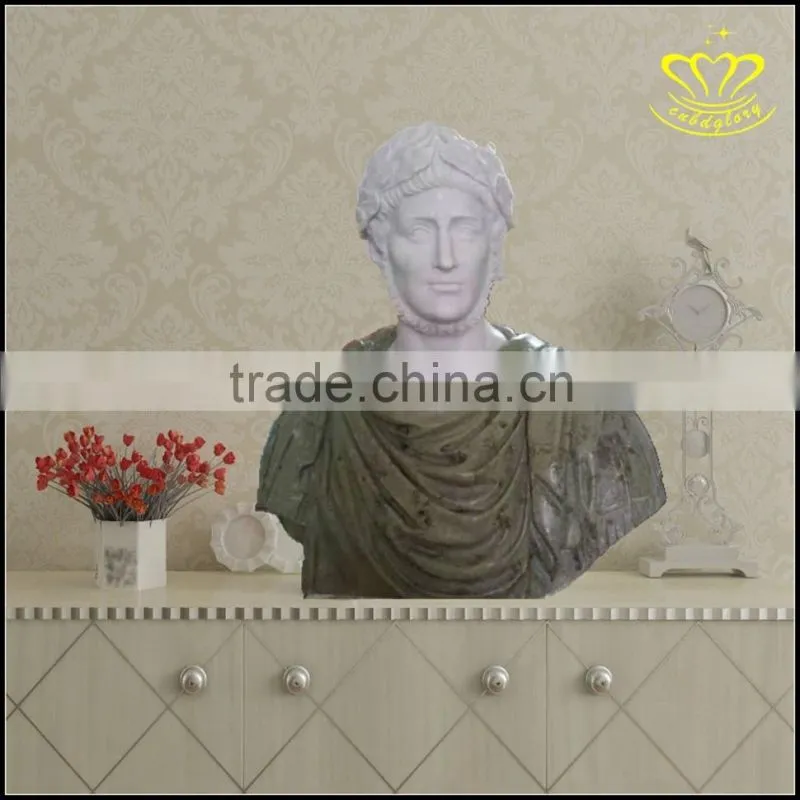 European Venus white marble bust girls head sculpture crafts