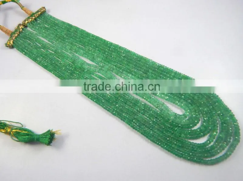 Natural emerald Natural Zambian Emerald Beads Necklace