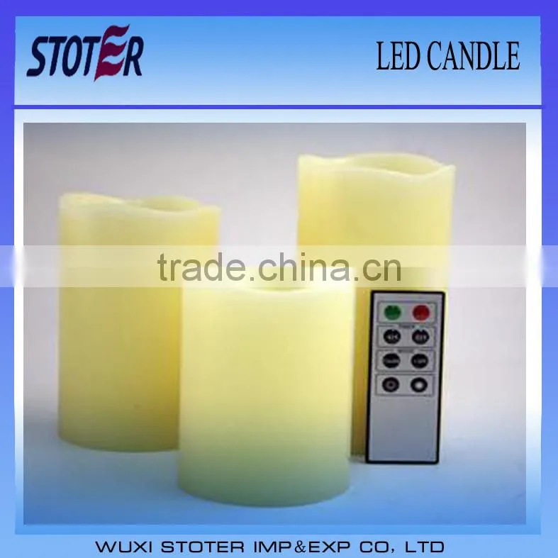 luminara flameless led candle with remote/flameless remote candles