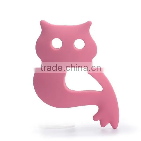 BPA Free Baby Loved Teething Toys Silicone Baby Teether Owl Baby Teether