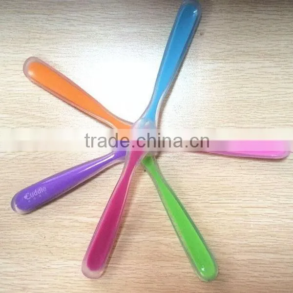 Bottom price hot-sale food grade durable silicone baby spoon