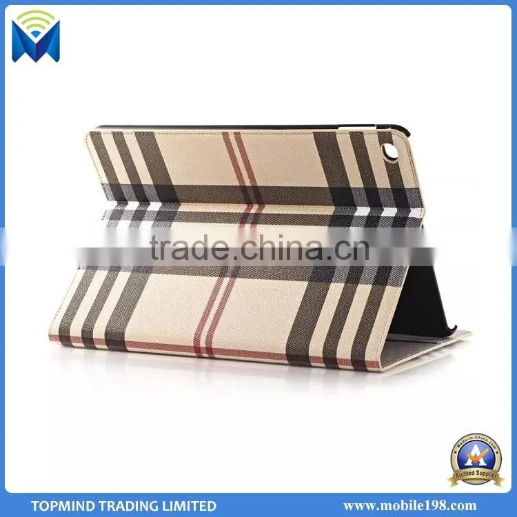 New Stylish Book Style Stand Leather Case for iPad Air 2 with Card Slot