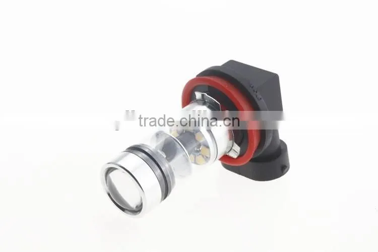 High lumen per watt led h8 led fog light bulb auto led light crees DRL bulb