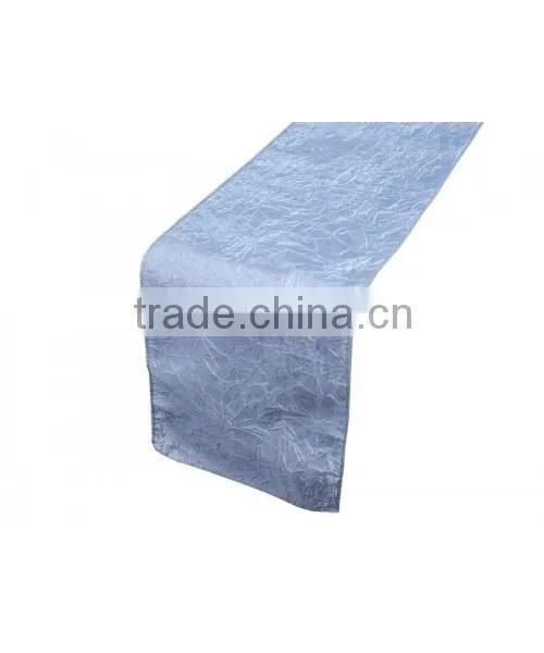 Best Quality Light Blue Burlap Table Runner