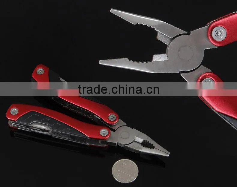 OEM Outdoor Multifunctional stainless steel pliers with knife