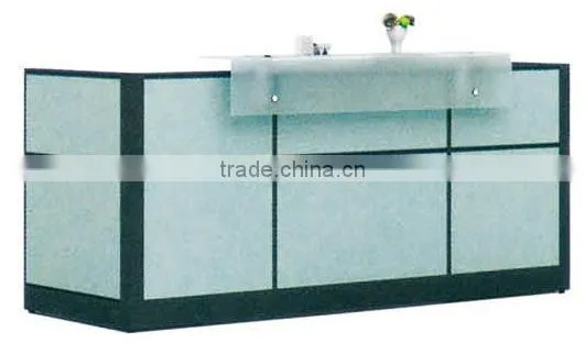 Modern front desk counter beauty salon reception desk