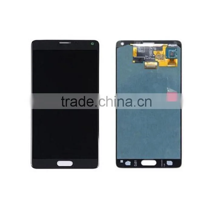100% Warranty Mobile phone touch screen digitizer LCD for Galaxy Note 4 N9100 lcd