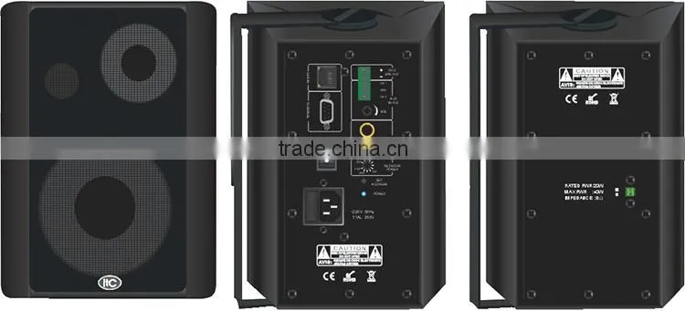 Digital network IP based PA System Active speaker with amplifier