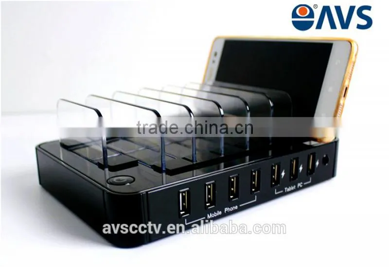 Best Selling 7 Ports Portable Desktop USB Charger for Mobile Phones