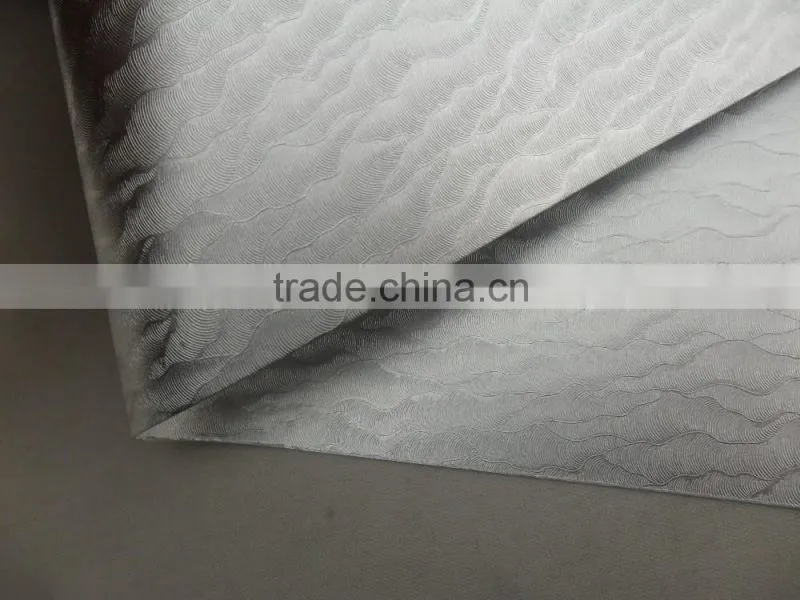 Two sided silver metallic foil paper rolls gold/ silver foil wrapping paper