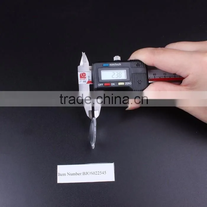 BIJIA Google cardboard lens VR,biconvex lens 25mm diameter 45mm focal length with 3 side flaps wholesale factory