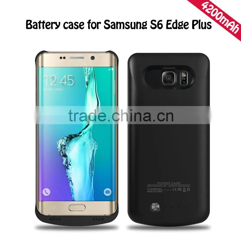 For Samsung Glaxy S6 edge Plus Newest Power Bank Case 4200mAh Battery Case for Samsung