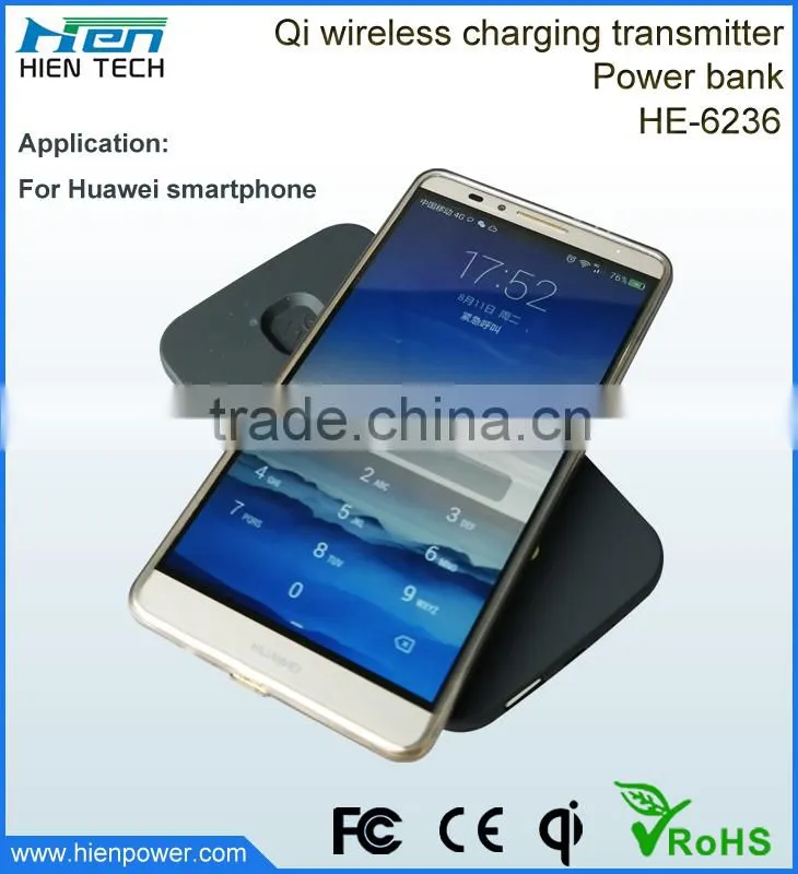 100% match Samsung Galaxy s6 QI wireless charger power bank
